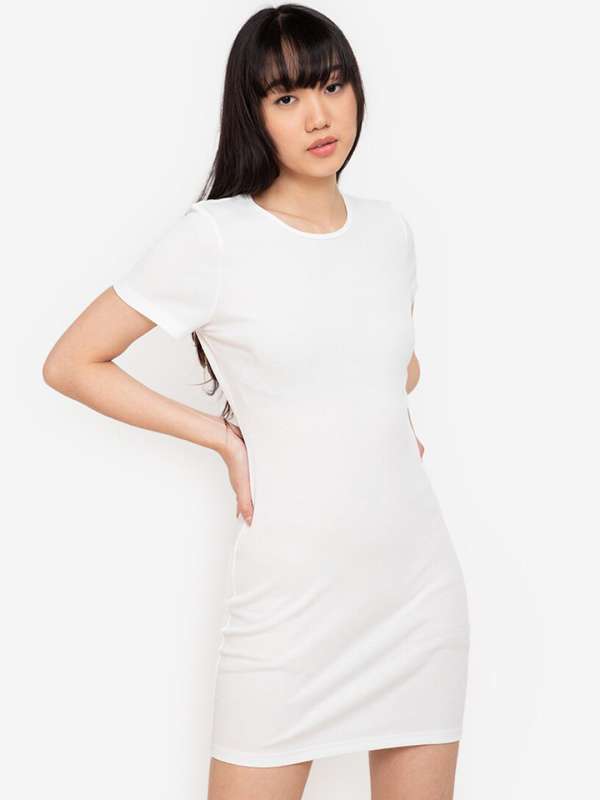 Zalora top white dress