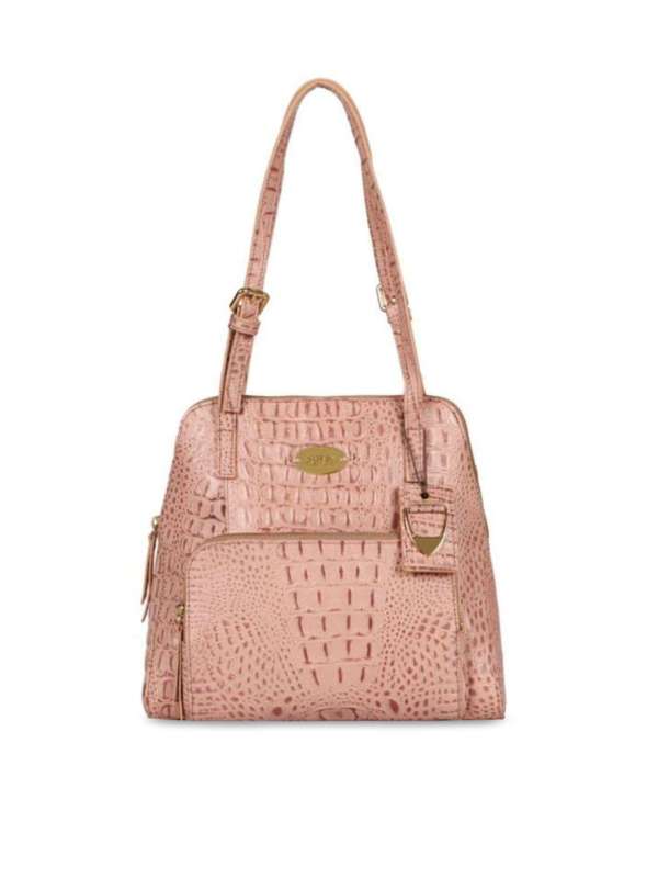 Hidesign Pink Leather Handbag Buy Hidesign Pink Leather Handbag