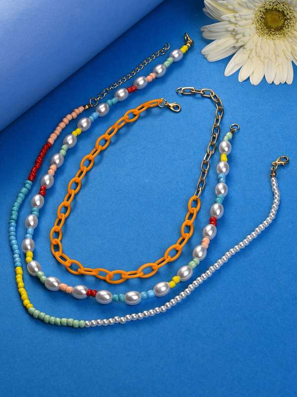 Cheap sales beaded necklaces