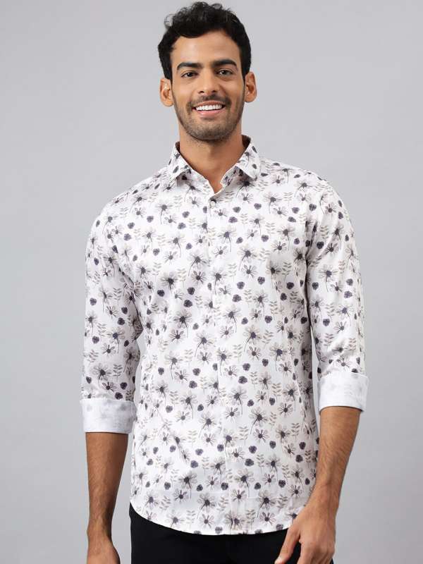 White Off Men Casual Shirts Mr Button