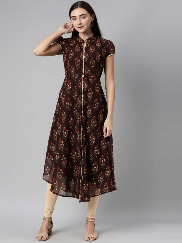Polyester kurtas clearance