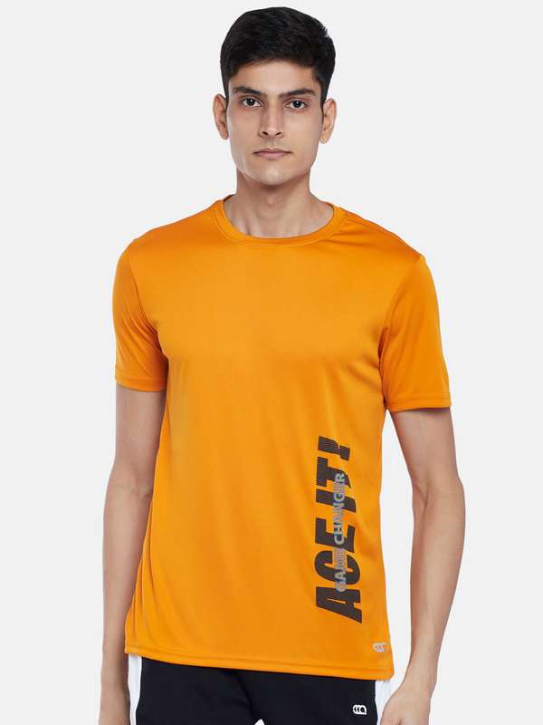 Ajile By Pantaloons Tshirts Men Orange 