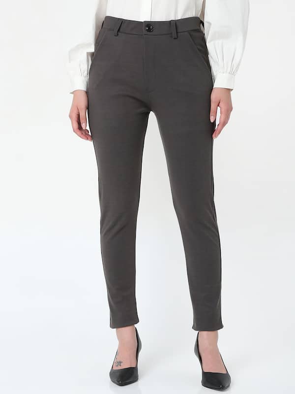 Buy Grey Trousers & Pants for Women by Forever New Online | Ajio.com-cheohanoi.vn