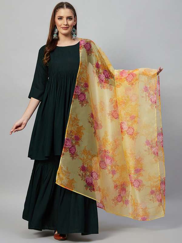 Yellow Dupatta - Buy Yellow Dupatta 