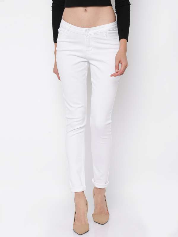 white jeans jeggings