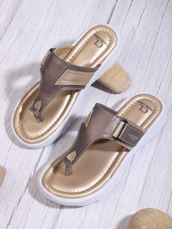 Carlton London Copper Sandals Footwear Buy Carlton London Copper Sandals Footwear online in India