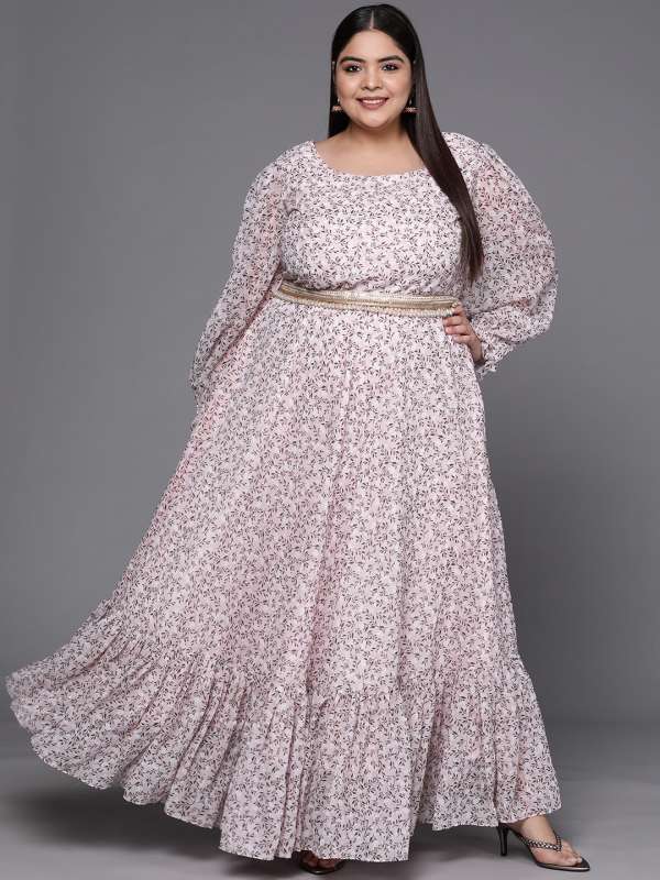 Plus size dresses myntra outlet