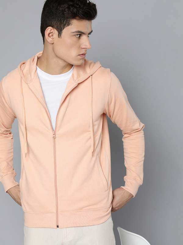 Peach color sweatshirt sale