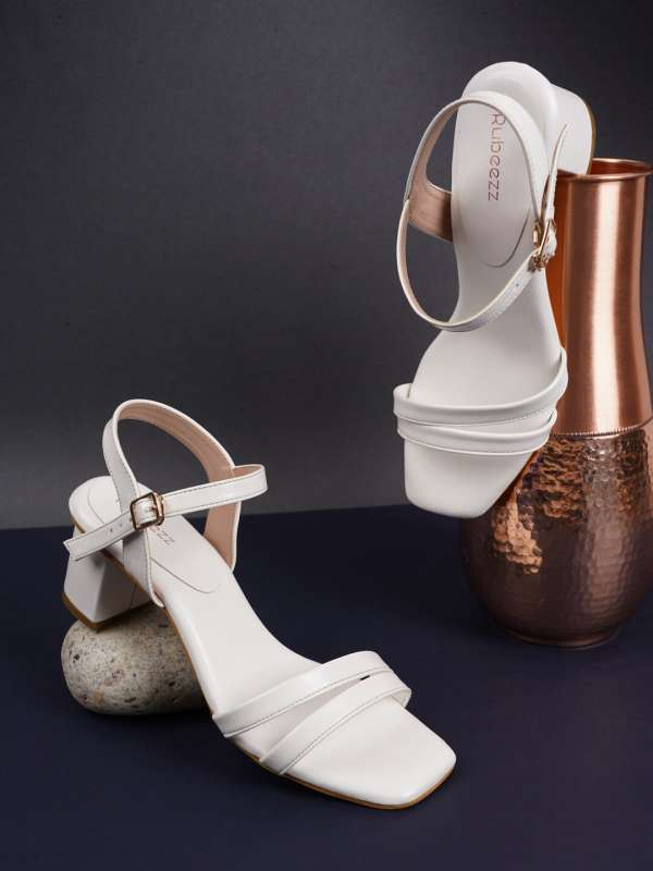White heels myntra online