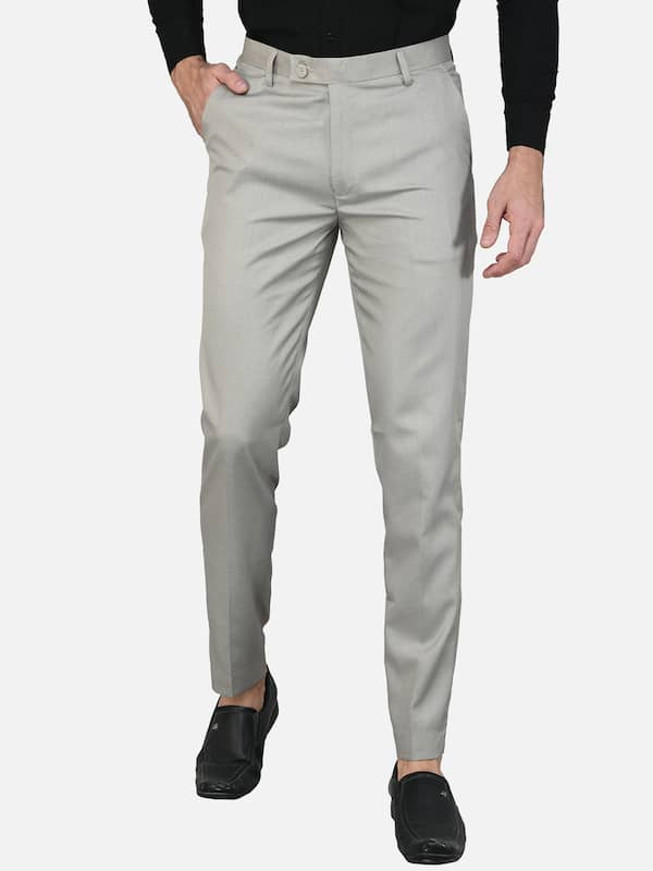 Silver Trousers  Buy Silver Trousers online in India