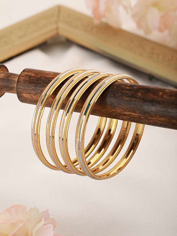 Metal 2024 gold bangles