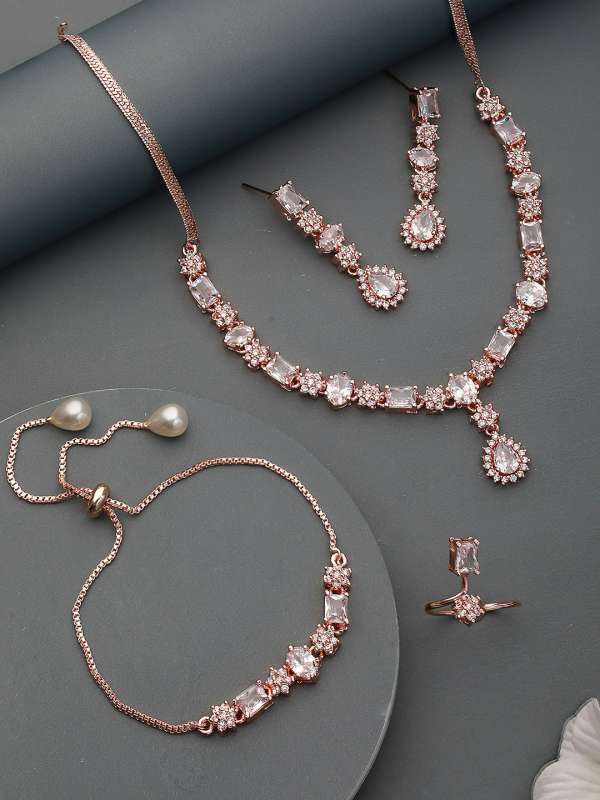Rose gold best sale imitation jewellery