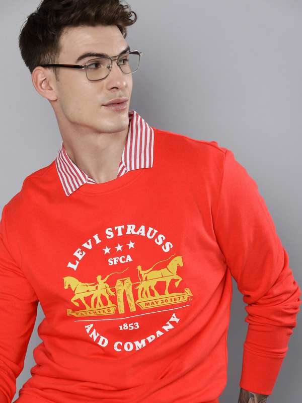 Levis best sale red sweatshirt