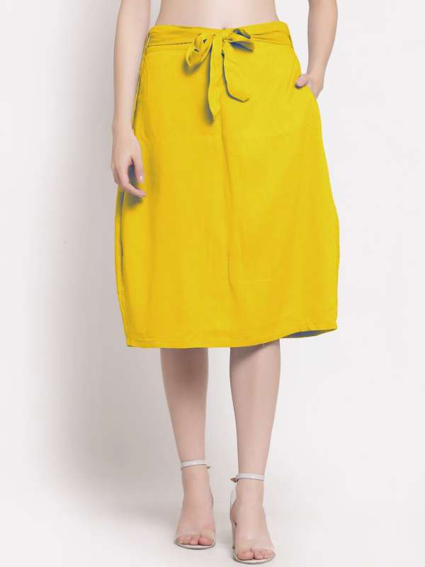 Knee length skirts jabong outlet