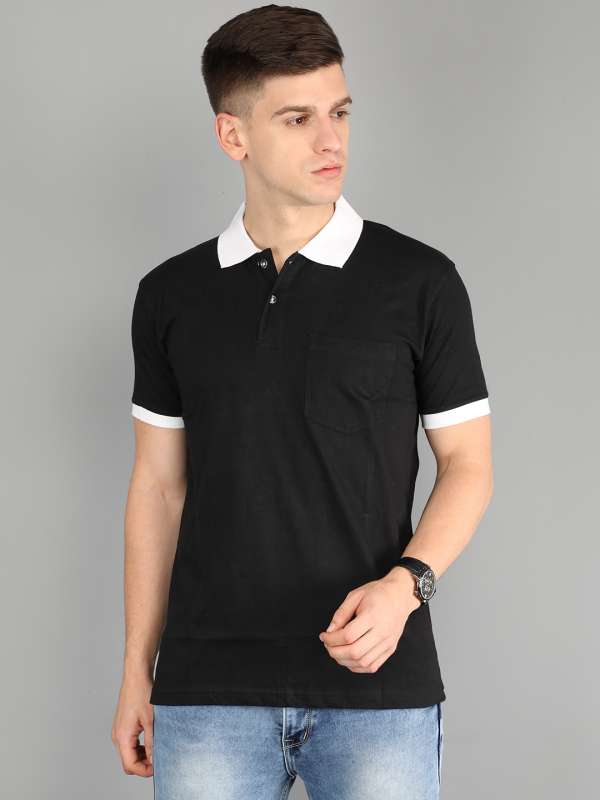 Buy black polo t shirt hotsell