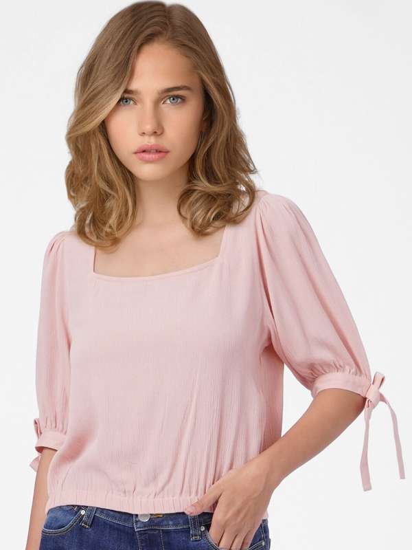 Rose Pink Tops - Buy Rose Pink Tops online in India