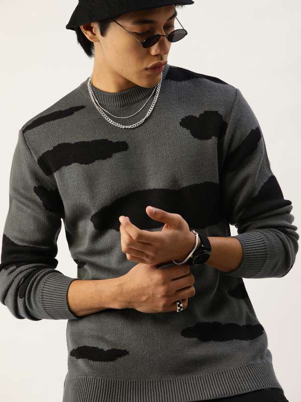 Grey Men Sweaters Jack Jones Kook N Keech Buy Grey Men Sweaters