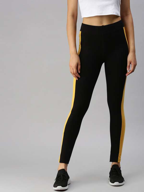 Buy De Moza Women Brown Solid Cotton Skinny Leggings - XL Online