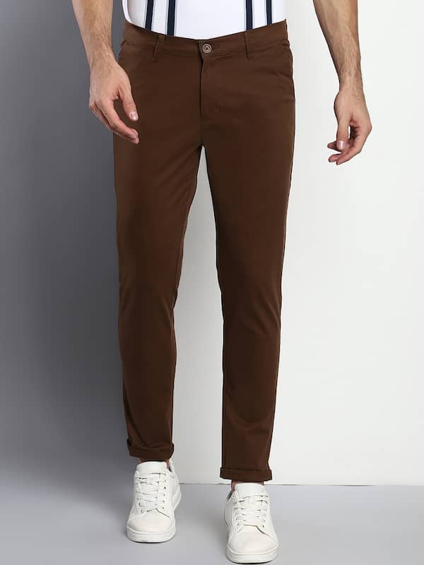 Brown Mens Pleated Pants, Mens Pleated Trousers | Haggar-vachngandaiphat.com.vn
