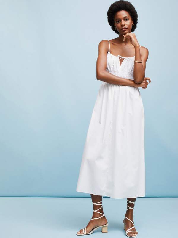 White Cotton Dress - Buy White Cotton ...
