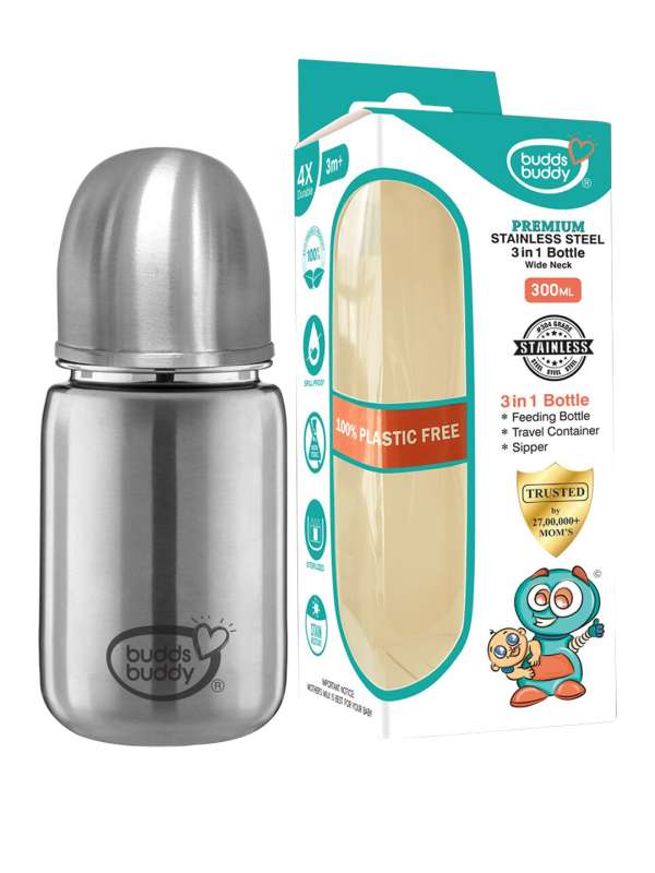 Buddsbuddy glass 2025 feeding bottle