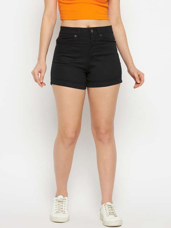 Shorts for hotsell women myntra
