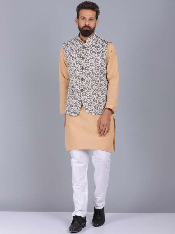 Cream clearance waist coat