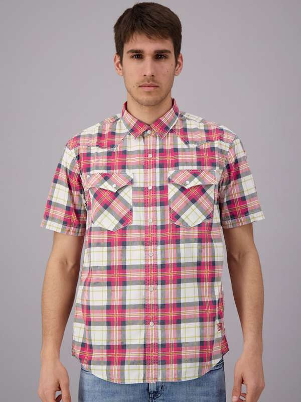 Men In Red Jeans Shirts - Buy Men In 