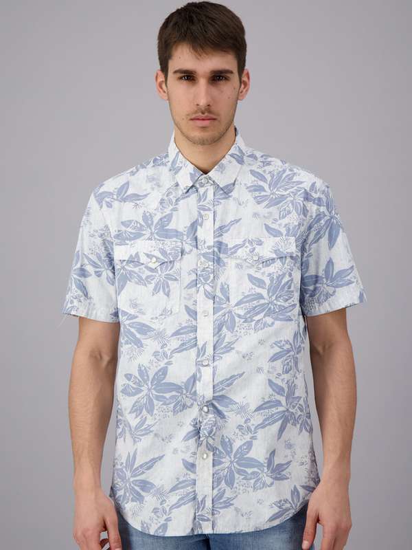 For Men White Jeans Shirts - Buy For 