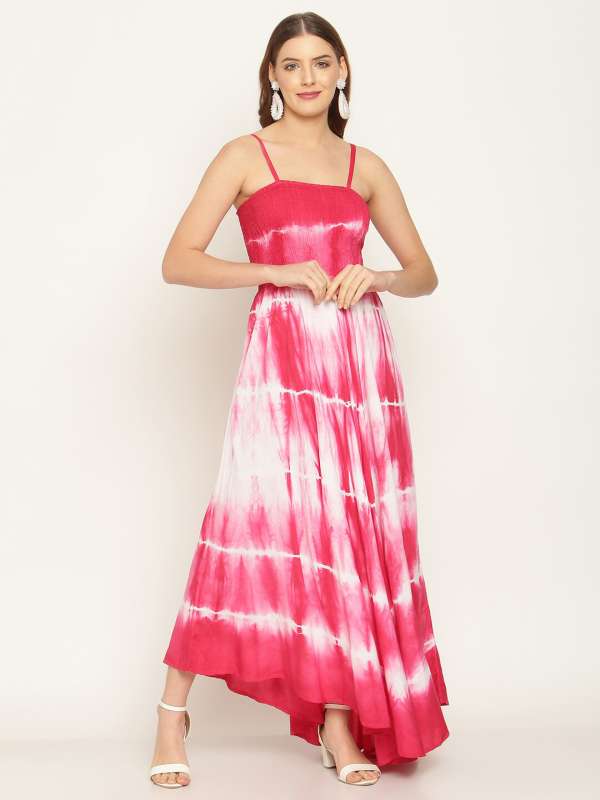 Tie And Dye Maxi Dress - Buy Tie And Dye Maxi Dress online in India