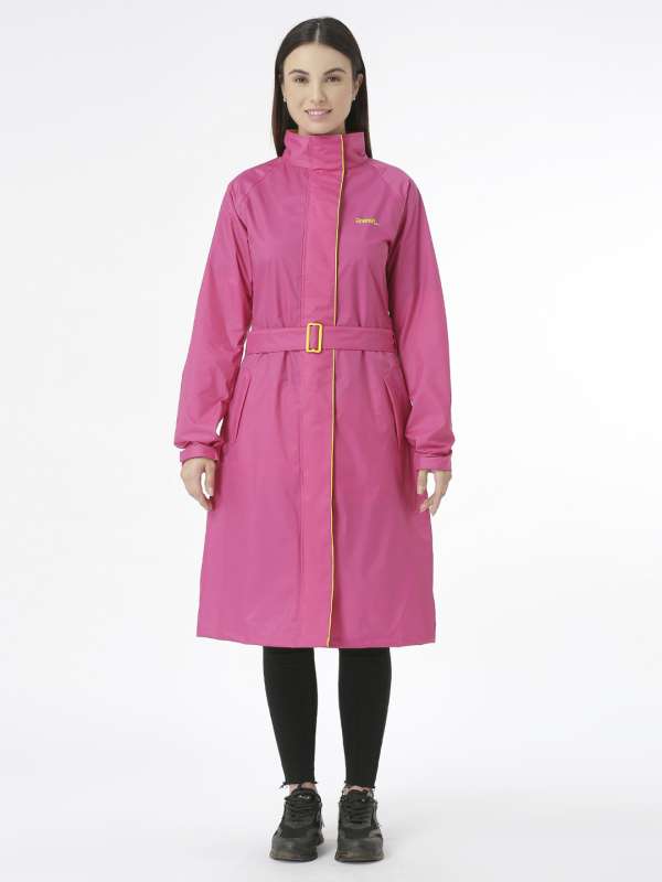 Womens pink rain coat hotsell