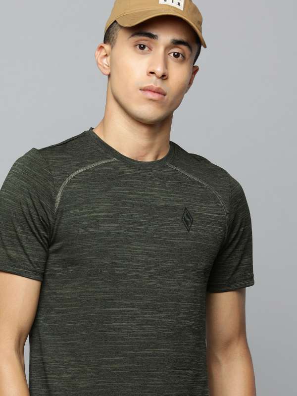 Skechers t shop shirt mens brown