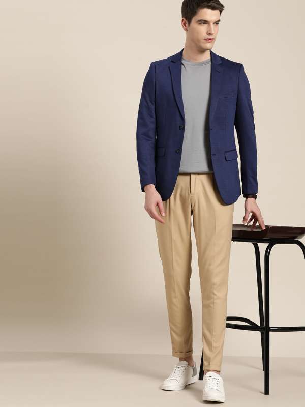How To Wear Khaki Pants With Blue Blazers Outfits Tips  Ready Sleek
