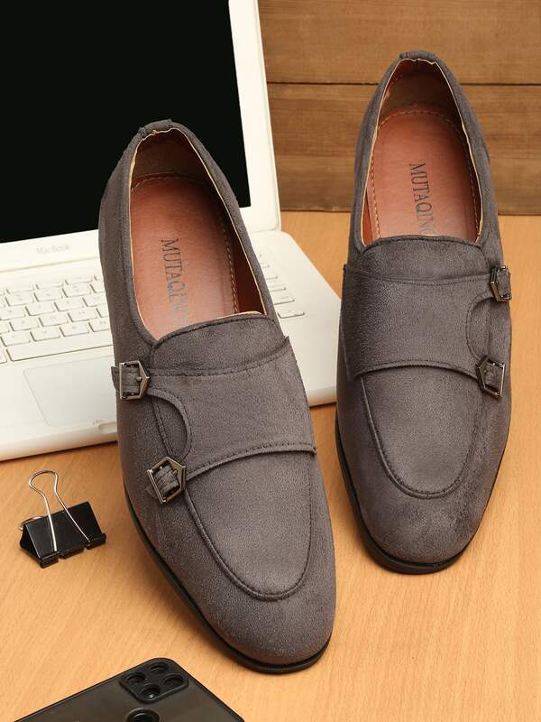 Handmade Men Blue Suede Leather Formal Dress Shoes, Suede Casual Shoes -  Rangoli Collections