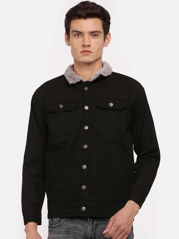 black denim jacket for men