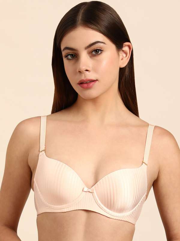 Triumph Nude Solid Underwired Padded Bra - Buy Triumph Nude Solid  Underwired Padded Bra online in India