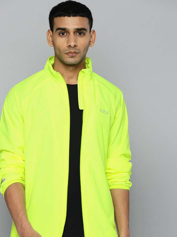 Neon green mens online jacket