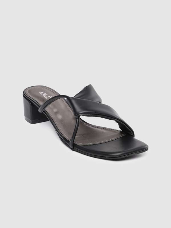 Inc 5 Women Black Sandal Heels Buy Inc 5 Women Black Sandal