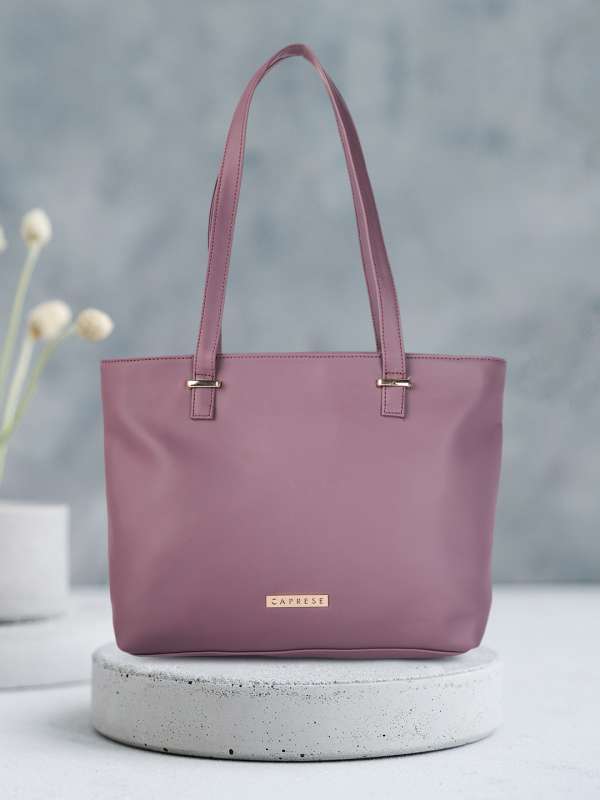 caprese pink satchel bag