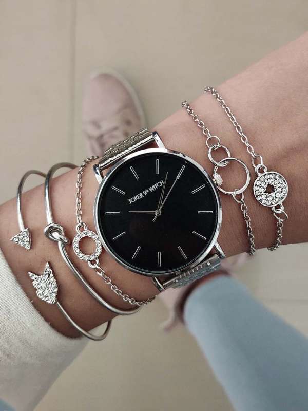 Silver Watch Buy Designer Silver Watches Online Myntra