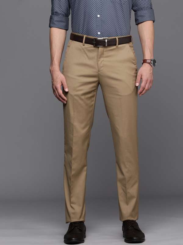 Khaki Formal Trousers - Buy Khaki 
