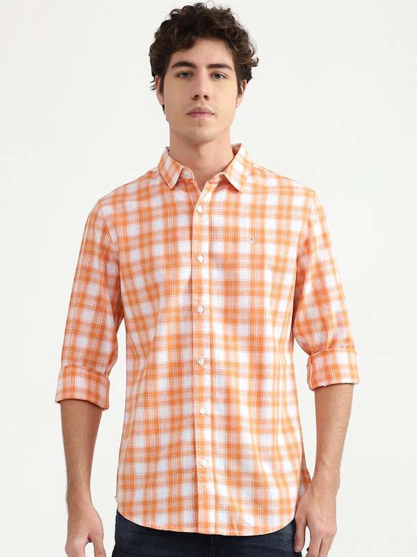 Orange Color Shirts - Buy Orange Color 