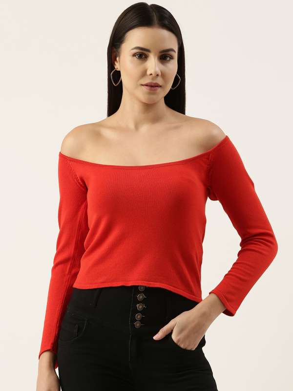 Puma off shoulder top new arrivals