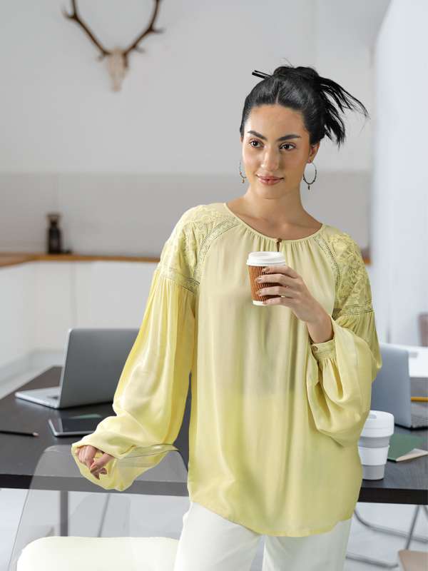 Marks Spencer Yellow Tops Buy Marks Spencer Yellow Tops online