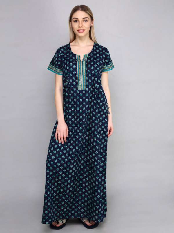 Myntra cotton nighty hot sale