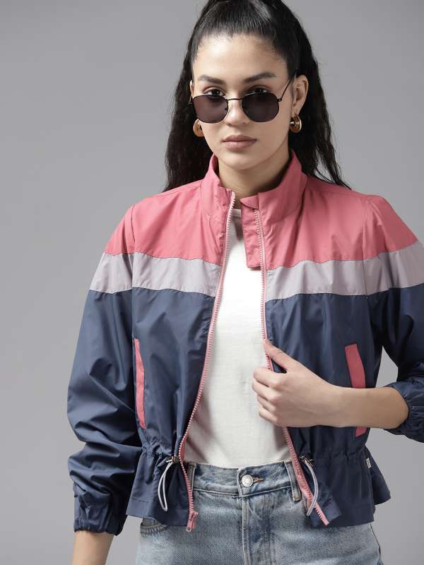 Pink Women Winter Jackets Roadster Buy Pink Women Winter Jackets