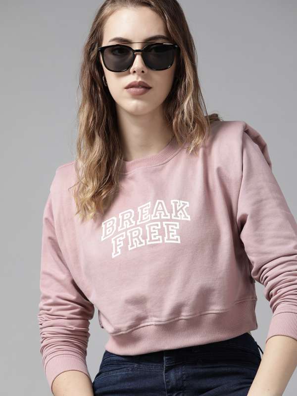 Roadster Crop Sweatshirts Buy Roadster Crop Sweatshirts online