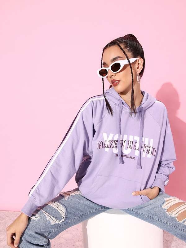 Lavender Sweatshirts - Buy Lavender Sweatshirts online in India