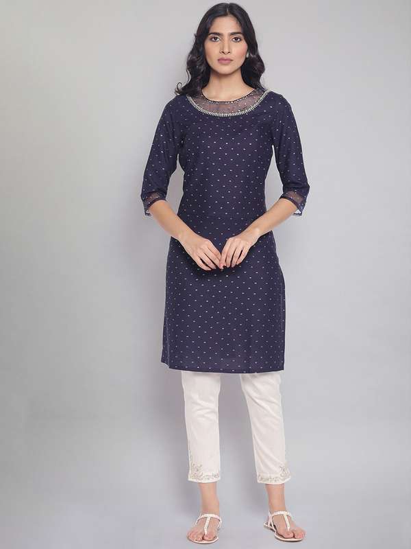 Boat Neck Kurtas | Buy Boat Neck Kurtas 