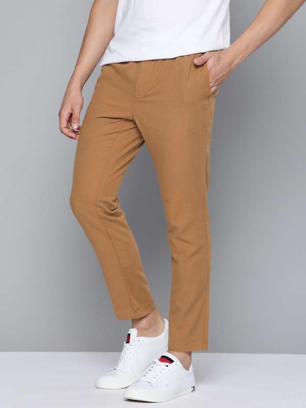 Buy Bronze Linen Trouser  Casual Khaki Linen Pants for Men Online   Andamen  PEP